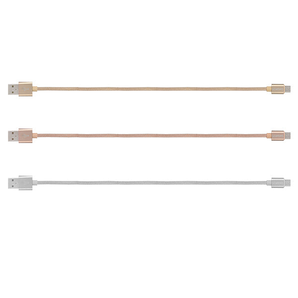 FONENG 1M Alloy Nylon Braid Micro USB Fast Charging Cable Date for Tablet Cell Phone