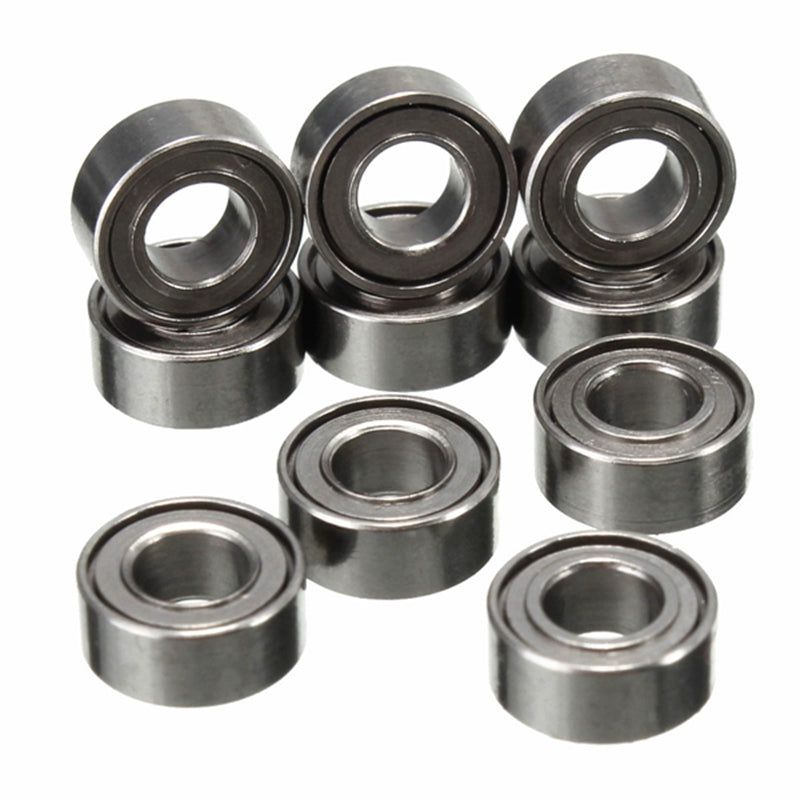 10Pcs MR63ZZ Miniature Steel Ball Bearings Skateboard Roller Rolling 6x3x2.5mm