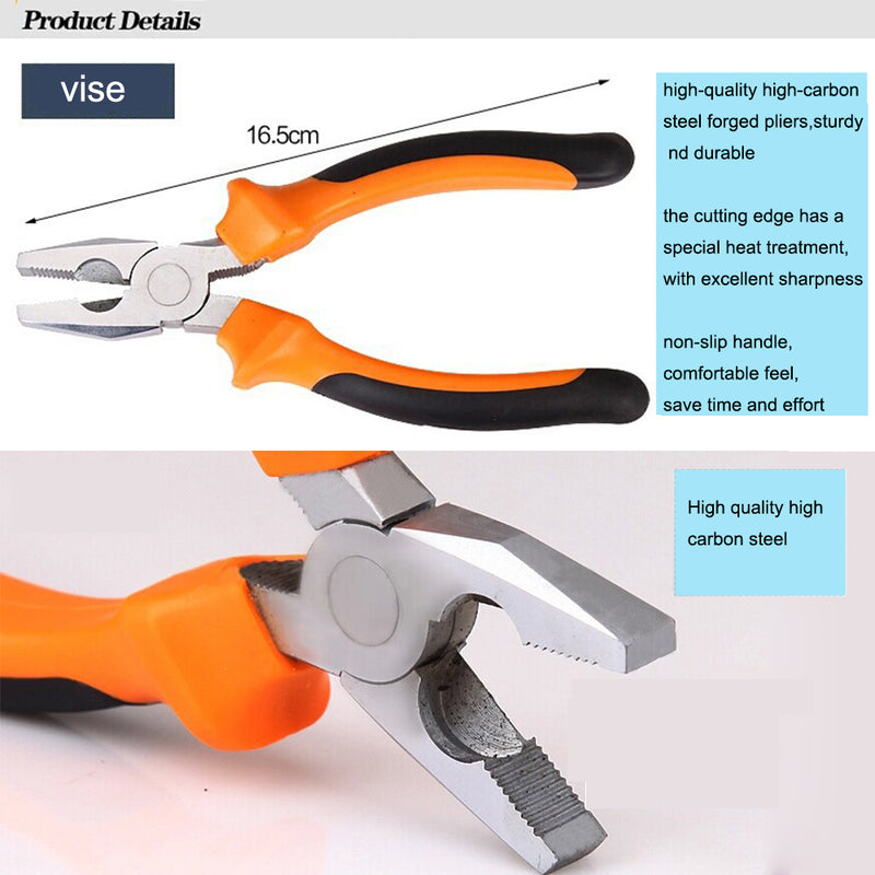 19 in 1 Precision Hardware Kit Household Hand Tool Set Screwdriver Wrench Hammer Plier Auto Repair Woodwork Tool