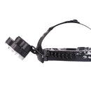 XANES 2201 3200LM 3*T6 LED + 4* XPE LED 4 Modes Headlamp 3*18650 Battery USB Interface
