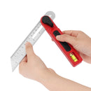 Drillpro Protractor Angle Ruler T Shape Ruler Adjustable Ruler with Level