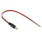 10PCS LUSTREON DC12V Male Power Supply Jack Connector Cable Plug Cord Wire 5.5mm x 2.1mm