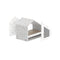 Furrytail Little House Cat Scratch Board Replaceable Renewable Paper Pet Bed from Xiaomi Youpin- White