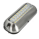 3.5inch White 27 LED Marine Stainless Steel Under Water Pontoon Waterproof Boat Transom Light