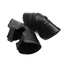 Motorcycle Protect Thick Warm Knee Pads Winter Cold windproof PU Leather Kneepads