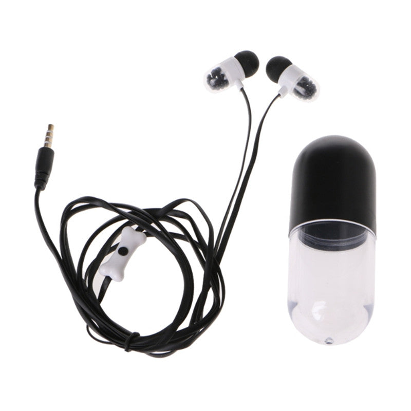 Universal Macaron Capsule Shape Storage Box In-ear Earphone Headphone for Samsung S8 iPhone 8 X Xiaomi