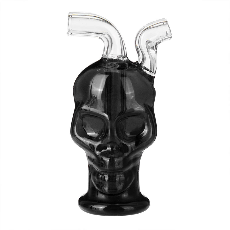 Mini Skull Glass Water Pipe Glass Skull Smoking Pot Hoo kah Accessories