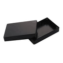 Plastic Electrical Junction Box Instrument Chassis DIY Black Case 125X80X32mm