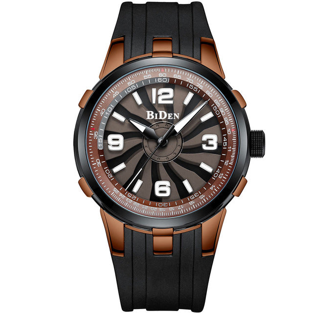 BIDEN 0136 Casual Style 3ATM Waterproof Men Watches Business Style Quartz Watch