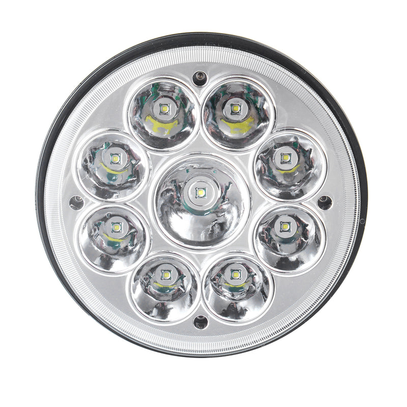 5 inch 9V-32V 80W 12V 9 LED Work Light Spot Round Driving Fog Lamp Motorcycle Offroad ATV 4WD