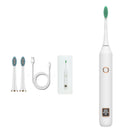LCD Display Electric Sonic Toothbrush Super Power Recharge Household IPX7 Waterproof Adult Toothbrush