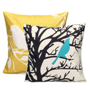 45x45cm Bird Square Pillow Case Cushion Cover Sofa Throw Home Bedroom Decor