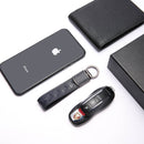 XIAOMI VLLICON Leather Keychain Hand Woven 360 Rotating Car Key Ring Holder
