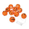 1.2M Battery Power Foldable 10 LED Warm White Halloween Pumpkin String Lantern Fairy Holiday Light