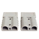 2pcs Battery Quick Connector Kit 50A 6AWG Plug Connect Disconnect Winch Trailer