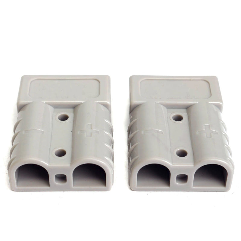 2pcs Battery Quick Connector Kit 50A 6AWG Plug Connect Disconnect Winch Trailer