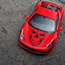 57x59cm Car Hood Tailgate Window Skull Decal Vinyl Large Graphic Decor Stickers