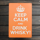 Drink Whisky Sheet Metal Drawing Metal Painting Tin Pub Wall Tavern Poster Sign