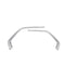 2Pcs Chrome Front Grill Grille Decorative Cover Trim Strips For Toyota Rav4 2019