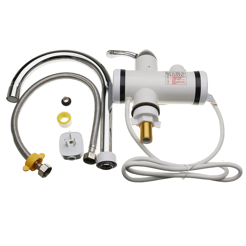 220V 3000W Instant Electric Heating Tap Electric Hot Water Faucet with Leakage Protection Plug