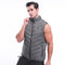 Electric Waistcoat Heated Cloth Jacket USB Thermal Warm Heated Coats Pad Body Warmer Gray