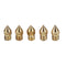 MK8 Aluminum Heating Block + 1.75mm 0.2/0.3/0.4/0.5/0.8mm Nozzle + M6*30mm Throat Kit For 3D Printer