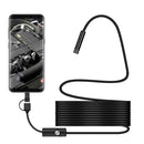 Bakeey 3 in 1 7mm 6Led Type C Micro USB Endoscope Inspection Camera Soft Cable for Android PC