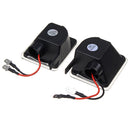 Pair LED Puddle Light Rearview Mirror Under Lamp White/Red/Blue For Ford Focus Mondeo Kuga C-Max Escape