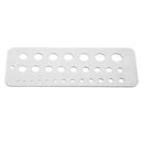 Stainless Steel 29 Size 1/16 to 1/2 Inch Drill Bit Gauge Bolt and Wire Gauge Drill Gauge