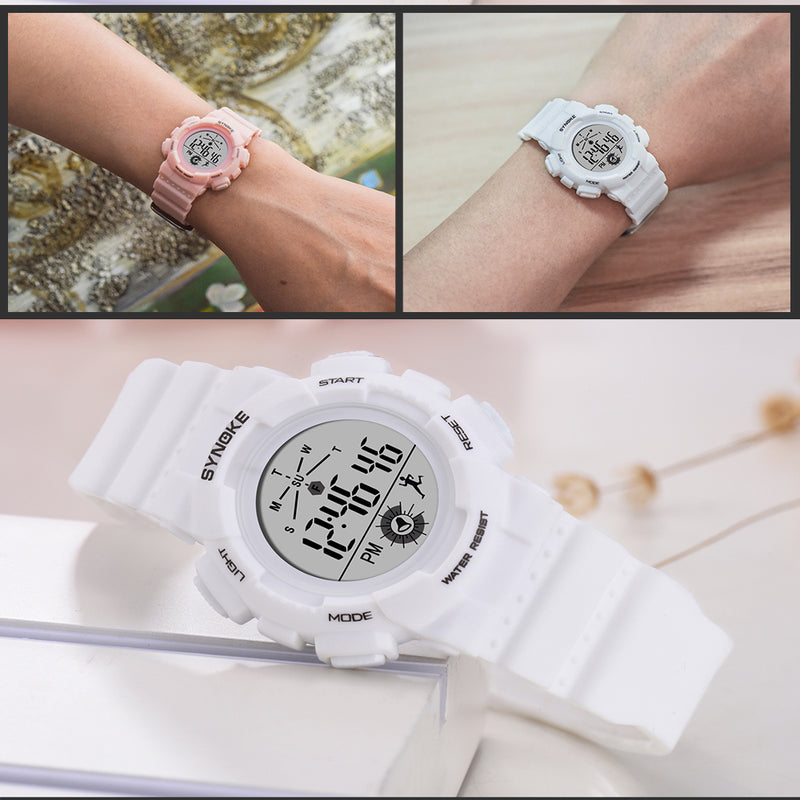 SYNOKE 9111 Children Watch 3ATM Waterproof Luminous Display Student Outdoor Sport Digital Watch