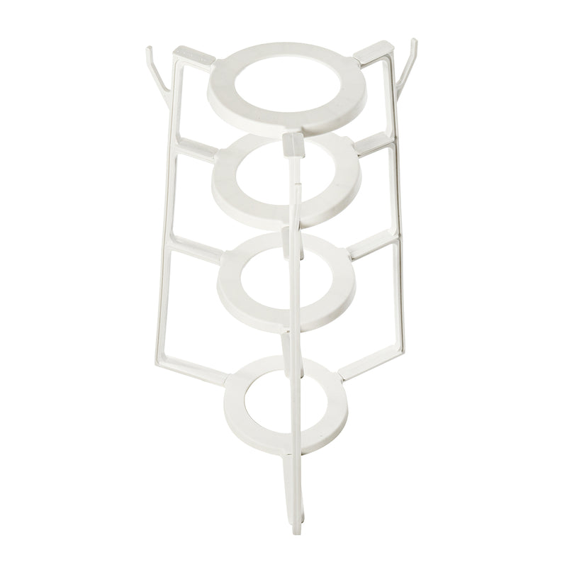 4 Layers Home Kitchen Cookware Organizer Pan Pot Dishes Case Holder Kitchen Storage Rack