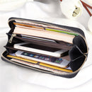 Universal PU Leather Clover Ornament Classic Diamond Lattice Phone Wallet for Phone Under 6.0-inch