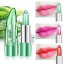 Temperature Change Color Jelly Lipstick Aloe Vera Lip Stick Long Lasting Moisturizer