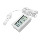 Digital Mini LCD Digital Thermometer Hygrometer Fridge Freezer Temperature Humidity Meter White Egg