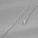 Atmospheric Simple 8mm Diamond Ball Venetian Chain Necklace