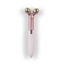 2 in 1 Electric Face Massage Roller Heated Eyelashes Curler Multifunction