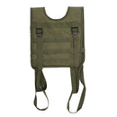 Military Tactical Adjustable H-Harness Suspenders Vest for Shoulder Battle Belt Green