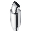 2 Inch Car Exhaust Muffler Resonator Stainless Steel Burnt Tip And Silencer