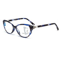 Tortoiseshell Blue Reading Glasses Far And Near Dual Purpose Fshion Anti Blue Light Resin Presbyopic Glasses Progressive Multi Focus Intelligent Presbyopic Glasses