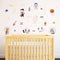 Miico SK9339 Cartoon Sticker Children's Room Kindergarten Decorative Wall Sticker Cabinet Stiker