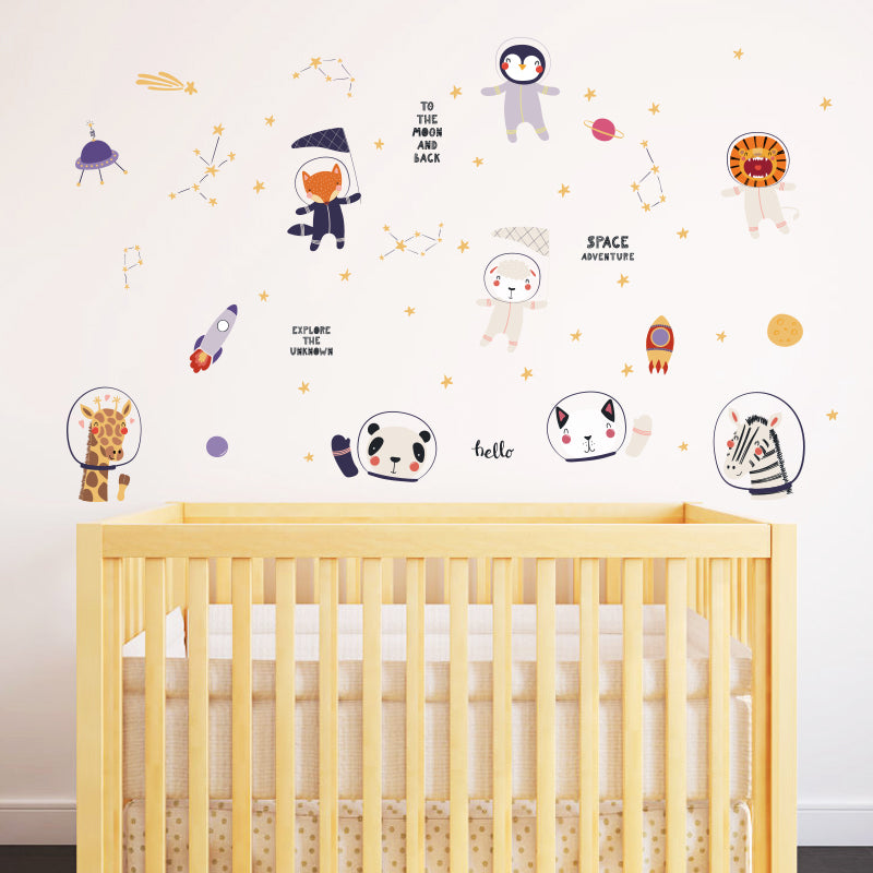 Miico SK9339 Cartoon Sticker Children's Room Kindergarten Decorative Wall Sticker Cabinet Stiker