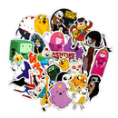 29pcs Adventure Time Cartoon Pvc Waterproof Sticker For Wall Car Laptop Bicycle Luggage Sticker
