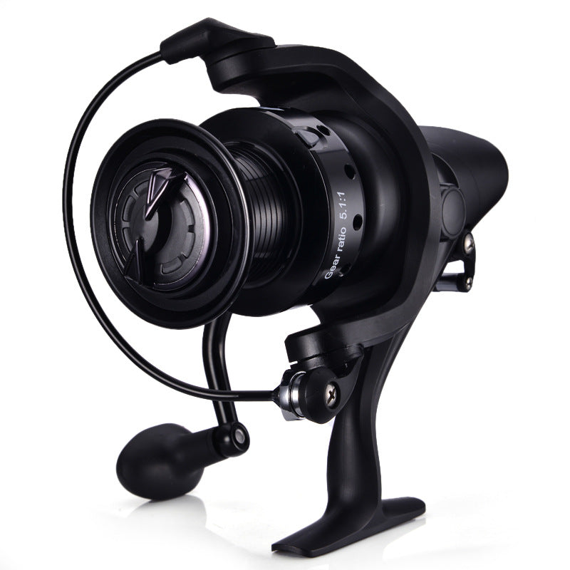 ZANLURE 12+1BB 5.1:1 Carp Fishing Feeder Reel 5000 6000 Metal Spool Reels Left Right Sea Fishing