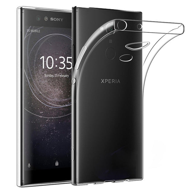 BAKEEY Transparent Ultra-thin Soft TPU Protective Case For Sony Xperia L2