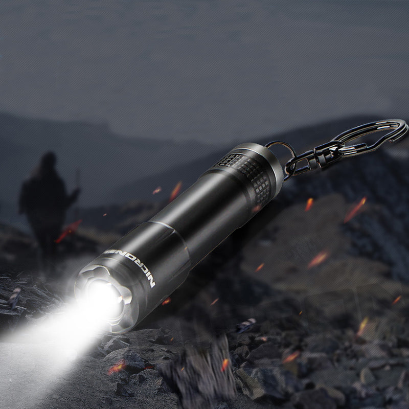 NICRON N1 AAA EDC Flashlight Mini KeyChain Light Waterproof LED Mini Torch Work Lamp Outdoor Hunting Camping Emergency Lantern