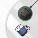 DUX DUCIS Luxury PU Leather Shockproof Earphone Storage Case with Anti-lost Hook for Airpods 1 / AirPods 2