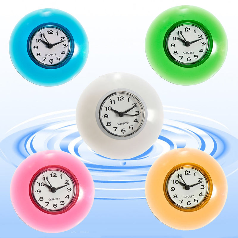 Honana BX-103 Bathroom Waterproof Wall Clock Resistant Timer Suction Cup