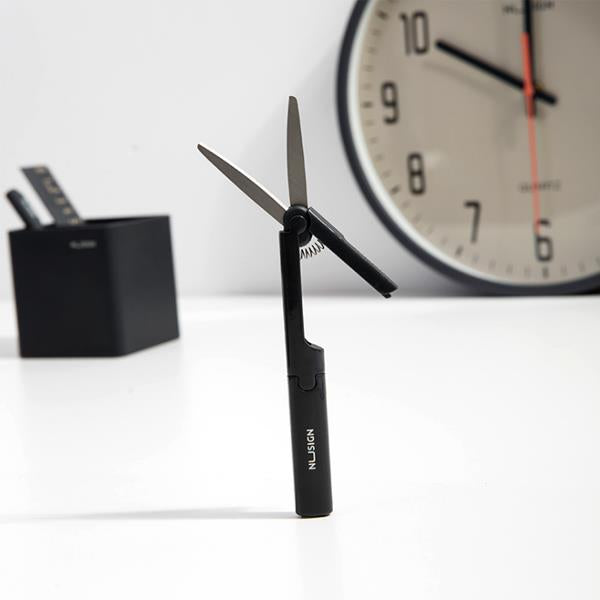 NUSIGN NS052 Portable Labor-saving Titanium-plated Scissors Hand Account Beard Scissors