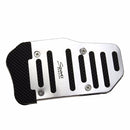 Car Non Slip Pedal Accelerator Brake AluminumFoot PlateSet for Manualor Automatic Cars