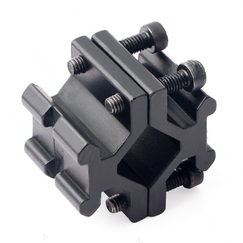 KALOAD QQ07-B Tactical Rail Clamp Mount Adapter Scope Sight Rail Mount Holder Laser Torch Bracket